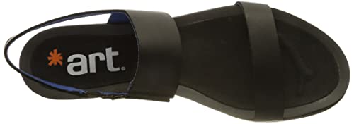 ART 1815 Larissa, Sandali piatti, Donna, Nero, 38