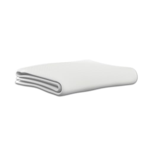 Image of Frido Wedge Plus Cushion Cover | Ultrasoft, Breathable & Cool Pillow Cover | Aesthetic Pillow Cover for Home | Durable & Machine-Washable | White