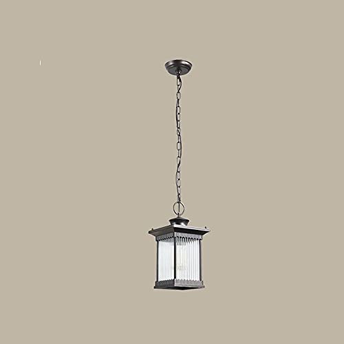 Lustre extérieur étanche en aluminium pour porche et pergola de villa