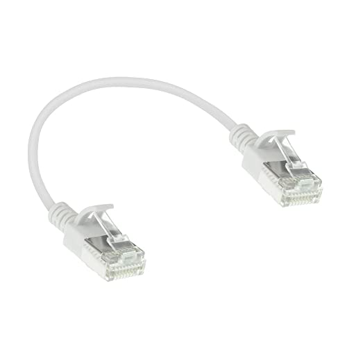ACT CAT6a Network Cable, U/FTP LSZH LAN Cable Thin 3.8 mm Slimline, Flexible Snagless CAT 6a Cable with RJ45 Plug - Image 2