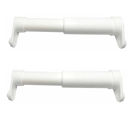 Top River Toilet Paper Holder Extender Fit Double Rolls and Triple Rolls Mega Rolls and Large Toilet Paper Rolls (Set of 2)