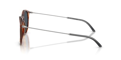 GIORGIO ARMANI Man Sunglasses Red Havana Frame, Grey Lenses, 51MM2