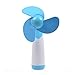Newin Star Mini Mini Mano Fan de Viaje Tamaño de Viaje Ventilador de Aire de Mano Durable Sponge Blade Fan para Viajes al Aire Libre