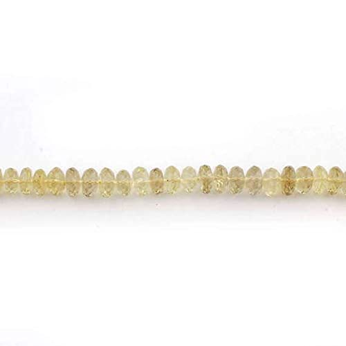 Quartz Citron véritable en rondelles de prestige de 9mm à 11mm pour joaillerie fine SB1328