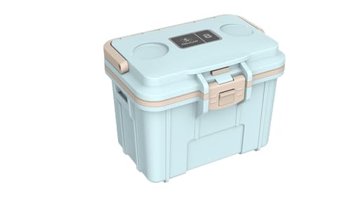 Pelican 8 Quart Small Cooler Lunch Box - Can Cooler (Jungle Mist/Tan)