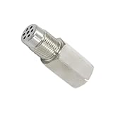 O2センサーソケット ステンレス鋼 M18 X 1.5 O2酸素センサー 専用工具 滑り止め加工 耐油性 高硬度 O2センサーコネクター スペーサー アダプター 酸素O2センサースペーサーアダプターバング(ストレートタイプ)