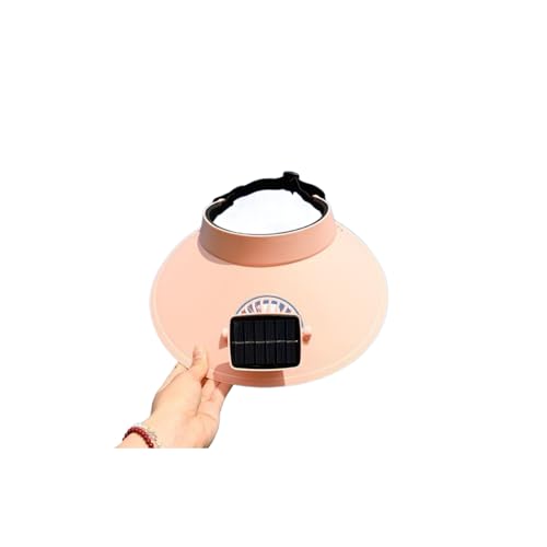 DIY Cartoon Solar Fan Hat for Kids,Cool and Sun Protection with Solar Powered,Wide Brim Solar Fan Hat for Girl Boy Ages 3~12