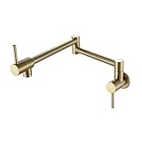 Grifo de relleno montado en la pared grifo plegable toque pico de giro fría y gotero LWX