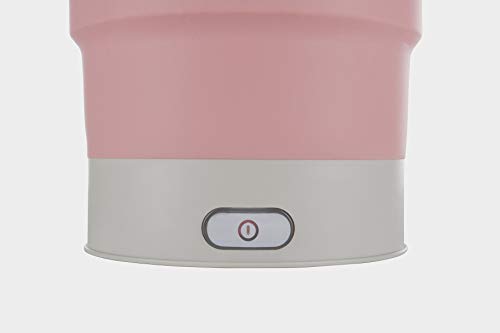 Hervidor eléctrico plegable portátil rosa 600 ml miniatura 5