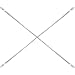 Metaltech M-MC4884 Saferstack 7 x 4 ft. Scaffold Cross Brace, 7' x 4'