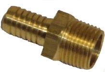 1/2" Hose ID, 3/8" NPT Male Barb Hose/Tubing Fitting Connector