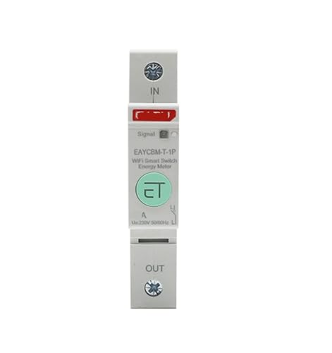 Compteur de kilowattheures et disjoncteur 1P pour gestion de consommation résidentielle