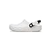 Crocs Unisex-Adult Classic Work Clogs | Enclosed Toe | Slip Resistant | All Day Comfort, White, 6 Women/4 Men