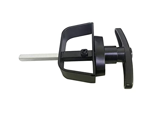 4-1/2" T-Handle Lock Set, Shed Door Lock With 2 Keys, 4-1/2" Stem For Shed, Barn, Playhouse & Chicken Coop Door Lock #TOP2