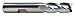 End Mill, Cobalt, 1, 6 FL, SGL Sq End, CC