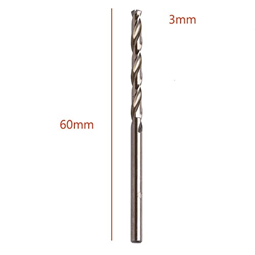 Juego de 10 brocas de taladro en acero M35 con vástago triangular miniatura 2