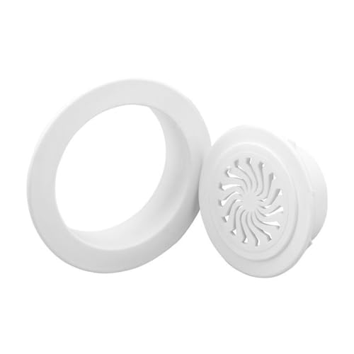 CashMuch Kunststoffabdeckung Rosetten Abdeckung Lüftungsgitter Wand Loch Dekorieren Abdeckung Lüftungsschlitz Dekorative Wand Loch Dekorieren Abdeckung