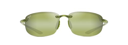 Maui Jim Hookipa Gafas, Shiny Transparent Light Green, 64 14 140 Unisex Adulto