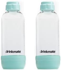 DrinkMate Carbonation Bottles (2 Pack) (0.5L, Black)
