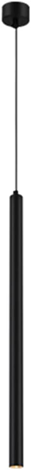 KUYT Mini Led Lange Tube Lamp Europeaan Lange Tube Hanglicht 3W Alumiled Lamp Cilindrisch Licht Druppellicht Restaurant Spotlight Kroonluchter Bar Droplight Zwart/3 * 30 Cm/Warm Licht/3*30 Cm/Warm Lic