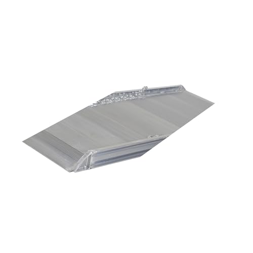 Vestil AWR-28-6A Aluminum Wheel Walk Ramp Overlapping Style 72 Inch X 28 Inch 2800 Lb. Capacity Silver thumb #4