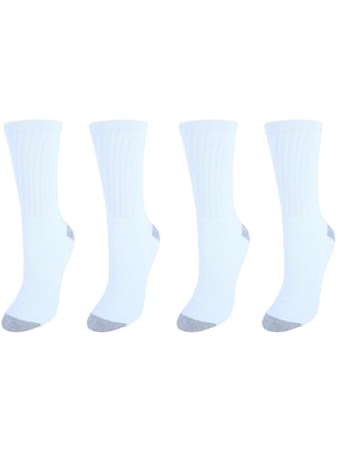 Image of CTM Women's Soft Crew Sport Socks (Pack of 4)