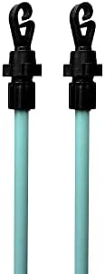 KHYBER Heavy Duty Metal Telescopic Extendable Home Garden Washing Line Clothes Prop Telescopic Washing Line Airer Dry Support Extenedable to 2.7M (1)