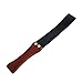 Ylucky Leather Paddle Horse Whip with Anti-Slip Wooden Handle, 18.5