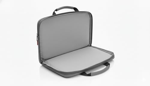 Image of 15.6 inch Laptop Sleeve with Handle - Water Resistant Case for MacBook HP Dell Lenovo (Black,Grey)