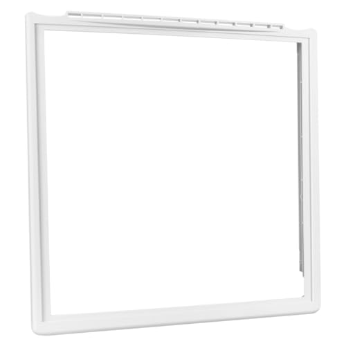 Image of WKZO 241969501 Refrigerator Shelf Frame (without Glass) Crisper Pan Cover for Frigidaire Refrigerator Door Shelf Frame Drawer Replacement Parts AP4433007,PS2363832,1512992