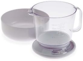 Progressive 3 Pc. Adjustable Kitchen Scale with Measure Container, KT-2012