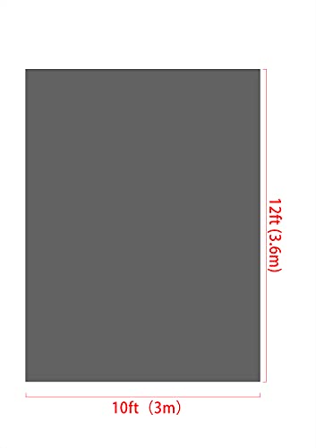 Kate 10X12Ft Grey Photography Backdrop Solid Pure Portrait Photo Background For Photographer Studio Prop #TOP1