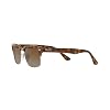 Ray-Ban Men's RB4190 Polarized Square Sunglasses, Demi Gloss Havana, 52mm