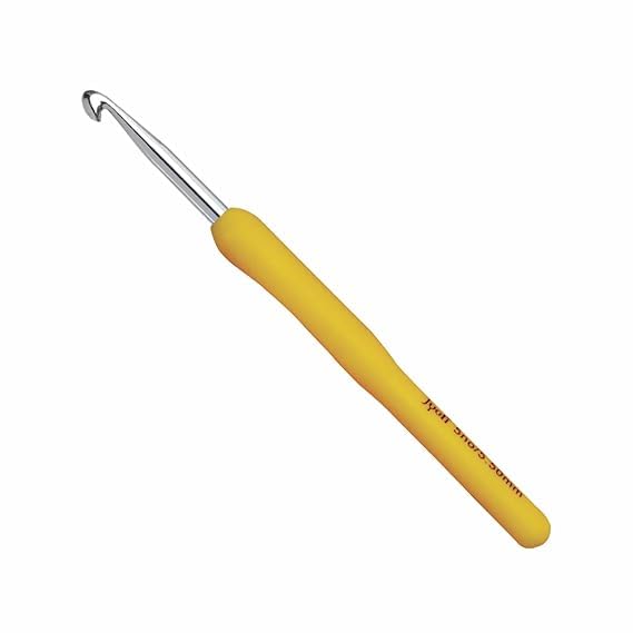 Zeniso® Crochet Knitting Needles Crochet Hook, Needle Set, Knitting Needle Set, Crochet Set, Crochet Hook (Aluminium with Plastic Handle 6"/15cm of Size 5/5.5mm) 1 pcs-image-37