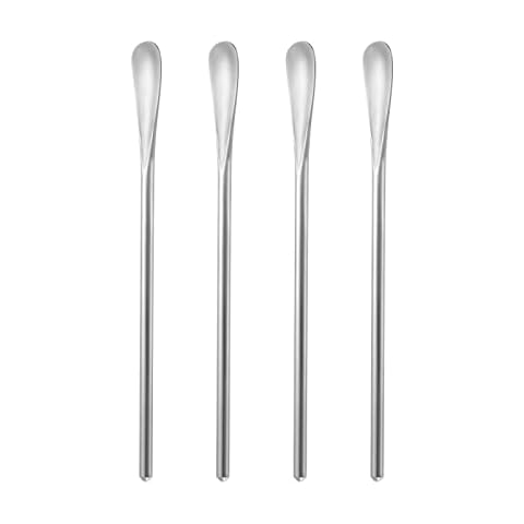 Bidponds 6.2-Inch Stainless Steel Coffee Stirrers Cover