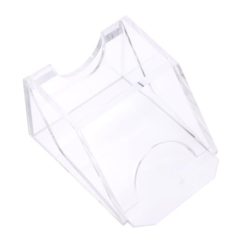 KONTONTY Poker Dealing Shoe Portable Card Dealer Acrylic Waterproof Poker Card Accessory
