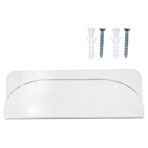 KICHOUSE Acrylic Skateboard Wall Mount Rack Easy Install Display Stand for All Skateboards Snowboards and Skis Sturdy Bracket Holder for Home Decor and Storage