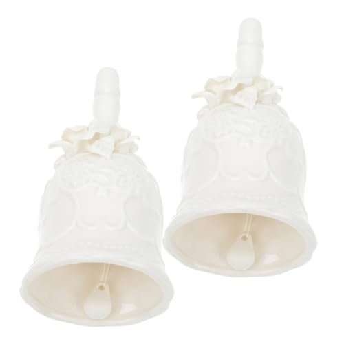 Cloche de mariage en porcelaine blanche pour table de fête et décoration de réception - 2