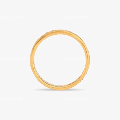 Round Cut Moissanite Wedding Band 14K Gold Matte Finish Scattered Diamond Stunning Cigar Flush Set Diamond Half Eternity Jewelry Elegent Birthday Gift For Wife4