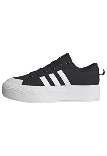 Adidas Womens Bravada 2.0 Platform Core Black/White/Core Black 8
