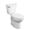 American Standard 215AB104.020 Cadet PRO Two-Piece Toilet Less Seat, Elongated Front, 10-in Rough-In, White, 1.28 GPF