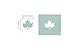 Bira Craft 1 inch Maple Leaf Lever Action Craft Punch for Paper Crafting Scrapbooking