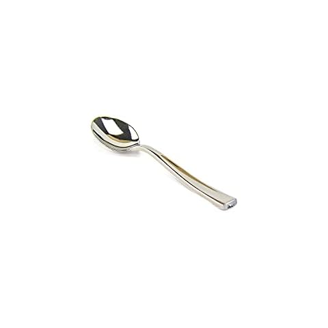 Silverkitchen 100 Kaffeelöffel Silber 15cm wiederverwendbar Cover
