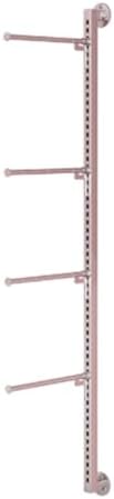 Versatile Wall-Mounted Lingerie Display Rack, 47.2in Metal Clothing Shelf for Bras, Underwear, Socks, Shorts & Hats - Stylish Retail Store Garment Stand