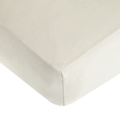 American Baby Co. Cotton Fitted Crib Sheet 52" x 28" Ivory