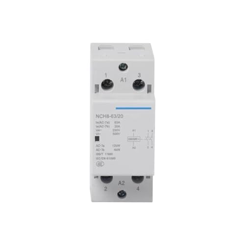 Contacteur AC Din Rail NCH8-40 4NO triphasé 40A pour tableau électrique domestique 230V 400V