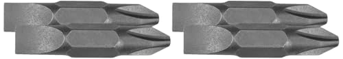Klein Tools 32483 Bit for 11-in-1 and 10-in-1 Klein Screwdriver Nut Driver, #2 Phillips, 1/4-Inch Slotted (Pack of 4)