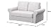 Soferia - IKEA BACKABRO Funda para sofá Cama de 2 plazas, Naturel...