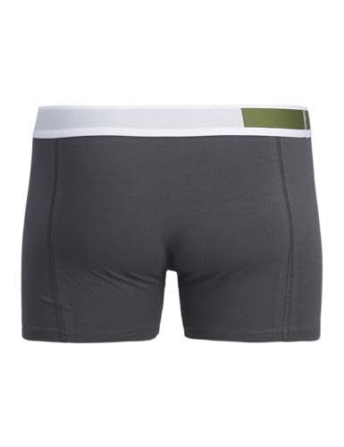 JACK&JONES Herren JACJIMMY SOLID Trunks 3 Pack Boxershorts, Aurora Red/Pack:Cypress-True Blue, S 3