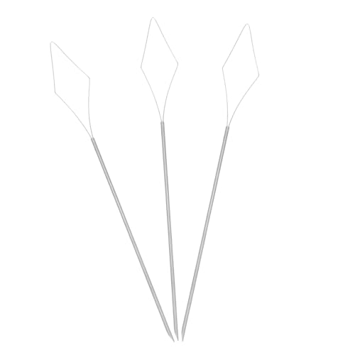 Agujas para rastas duraderas de acero inoxidable para estilizar cabello fino y grueso 2